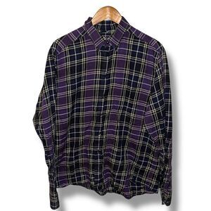 Eton Contemporary Purple BD Dress Shirt Size XL 17